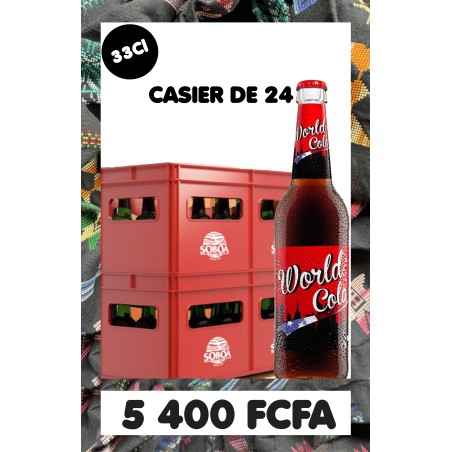 Casier World Cola 30CL 24 Blle