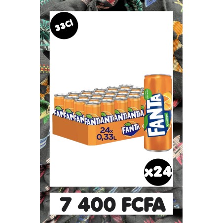 Fanta Orange 33CL Pack 24