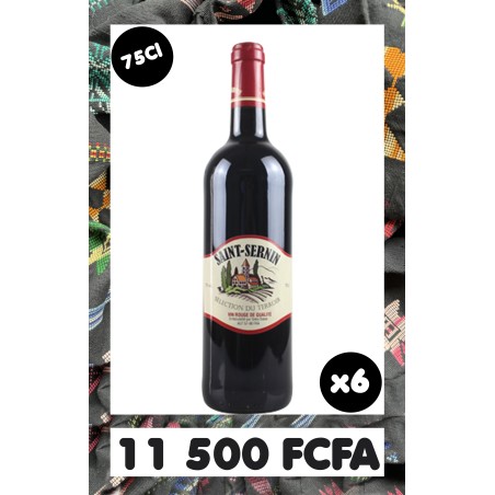 Saint Sernin Rouge 75CL Pack 6