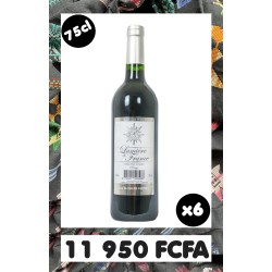 Lumiére de France Rouge 75CL Pack 6