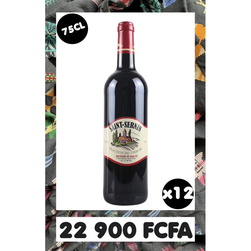 Saint Sernin Rouge 75CL Pack 12