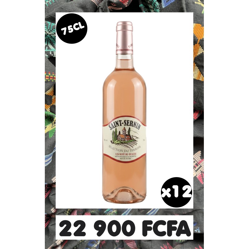 Saint Sernin Rosé 75CL Pack 12
