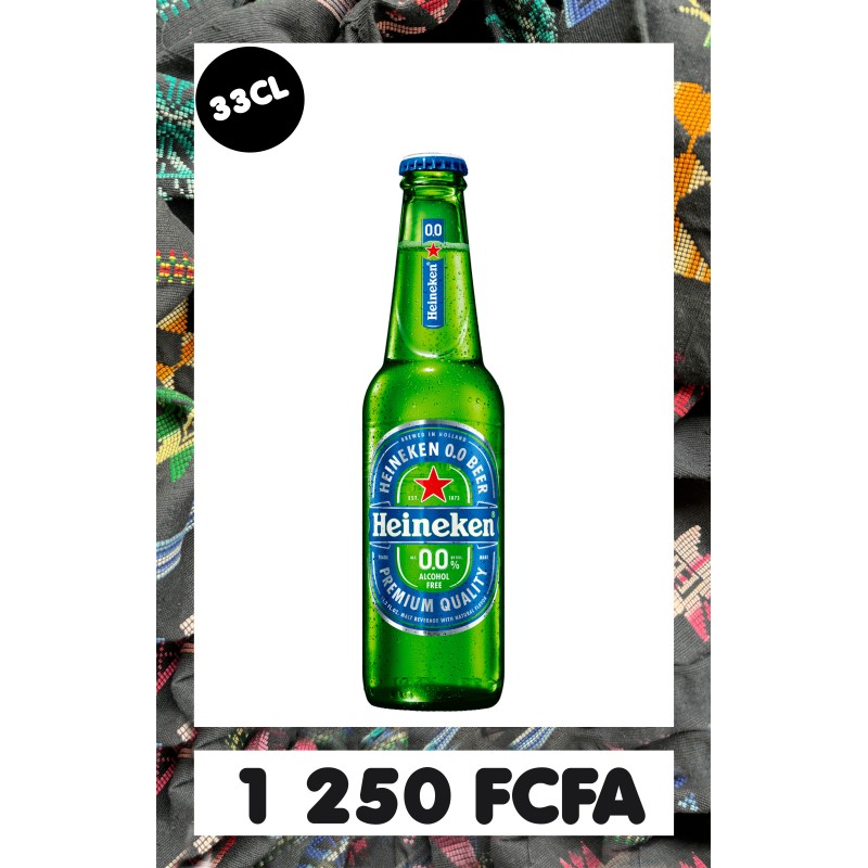 Heineken sans alcool 33CL