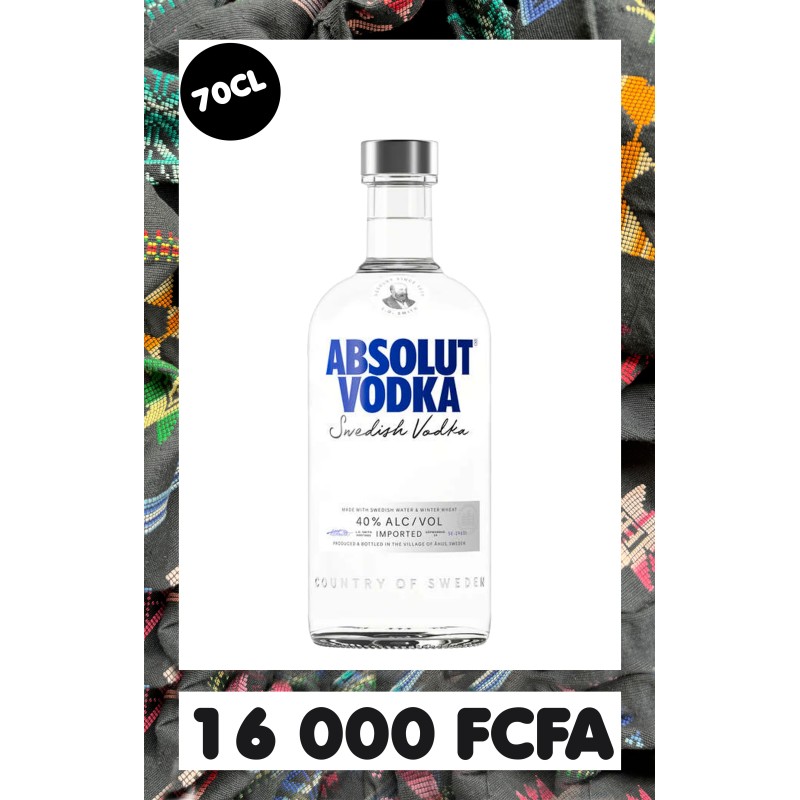 Vodka Absolut 70CL